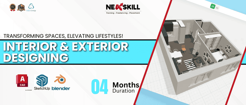 Interior exterior designing course by Skillustad Arfa tower